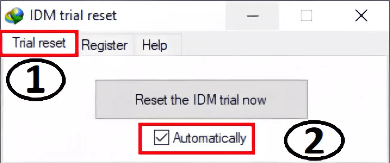 IDM Trial Reset Setup