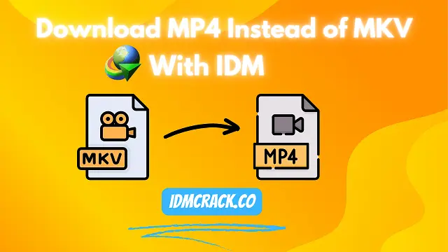 MKV to MP4 In IDM